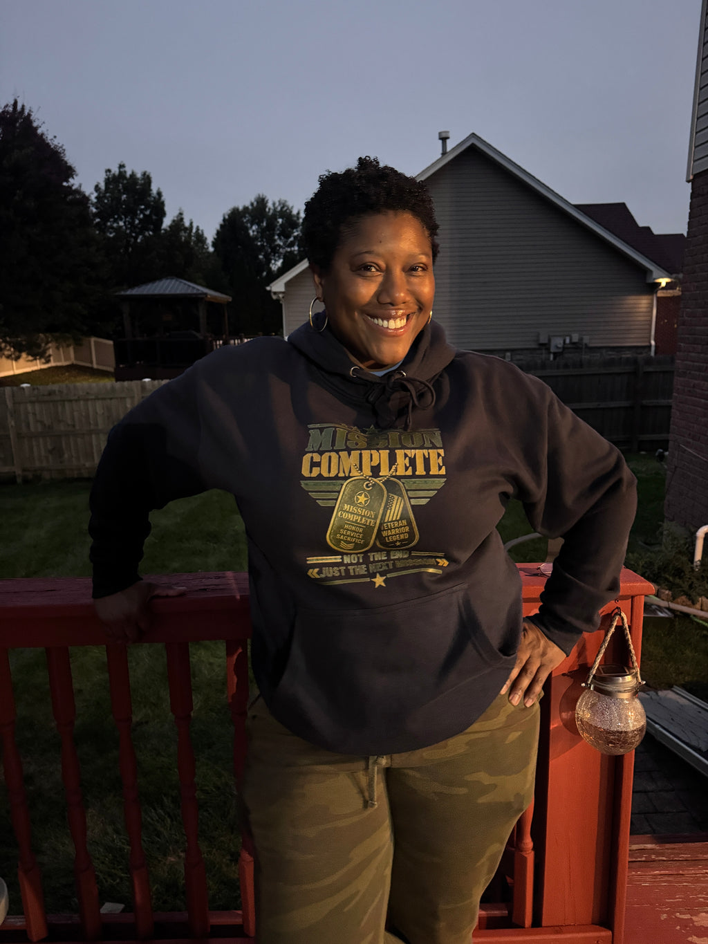 Mission Complete Hoodie, Front Print