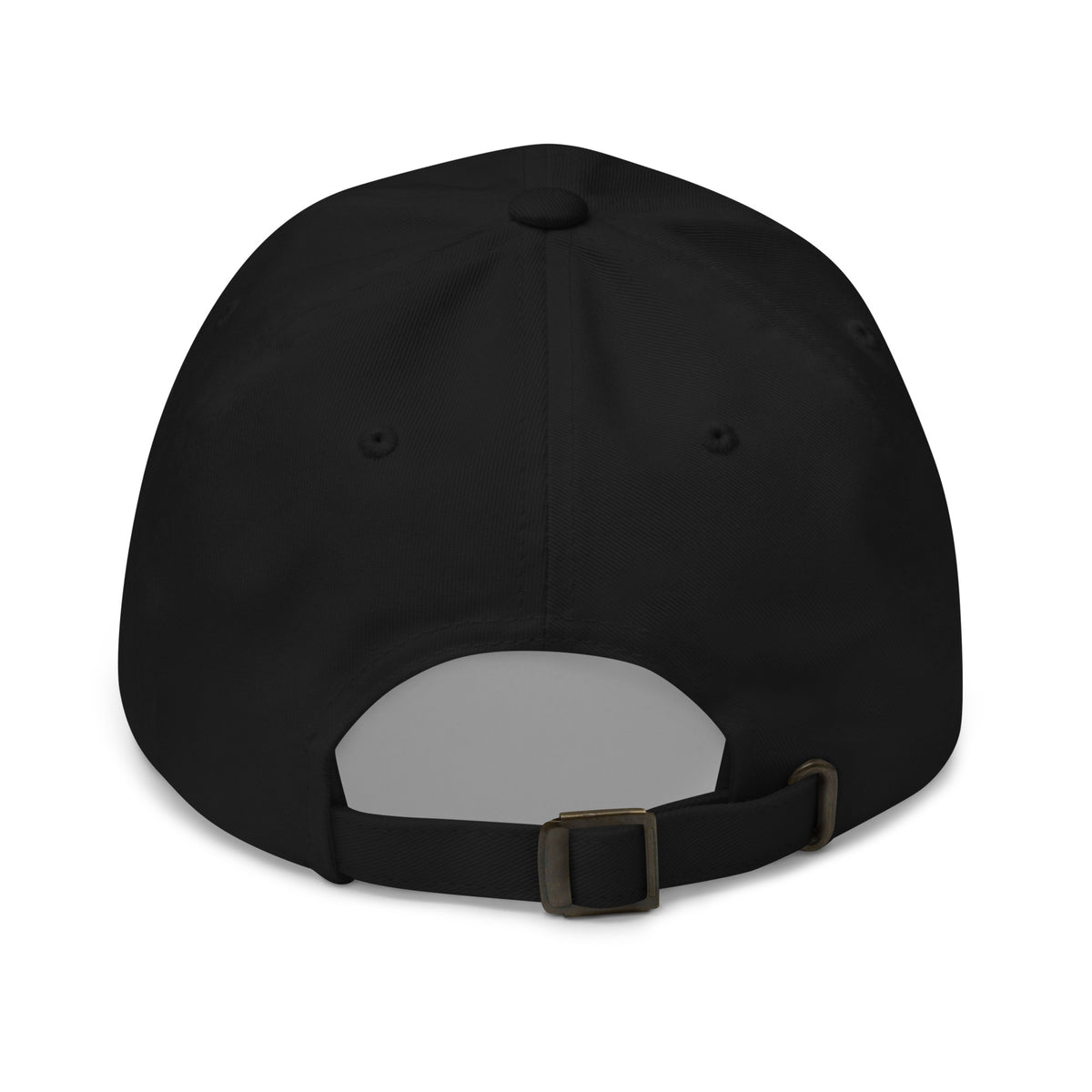 20 & Out Dark Dad hat in Black, back, Twenty & Out