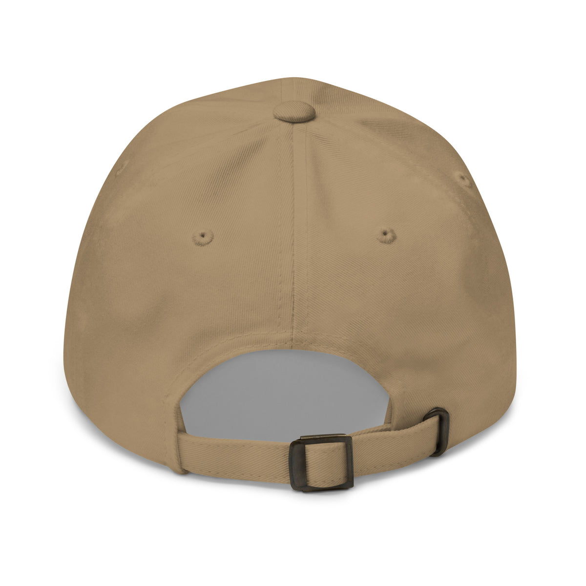 20 & Out Light Dad hat in Khaki, back, Twenty & Out