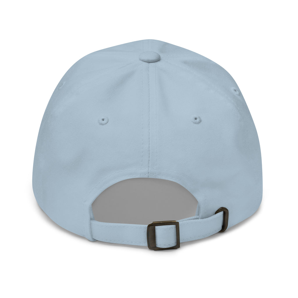 20 & Out Light Dad hat in Light Blue, back, Twenty & Out