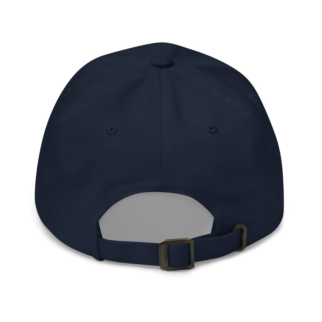 20 & Out Dark Dad hat in Navy, back, Twenty & Out