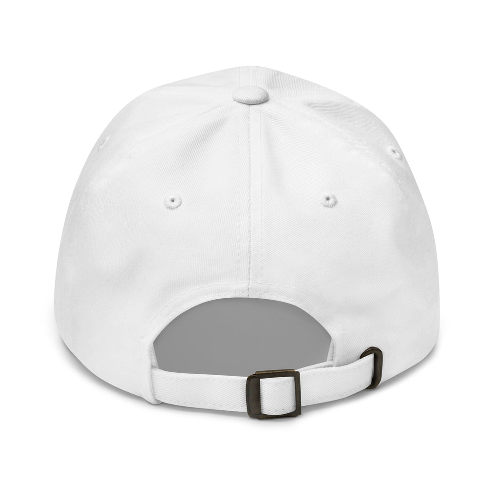20 & Out Light Dad hat in White, back, Twenty & Out