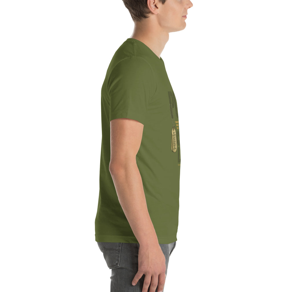 PCS'd to Civilian Life T-Shirt in Olive, right, Twenty & Out