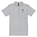 20 Plus & Out Women's Polo, Light in Sport Grey, front, Twenty & Out